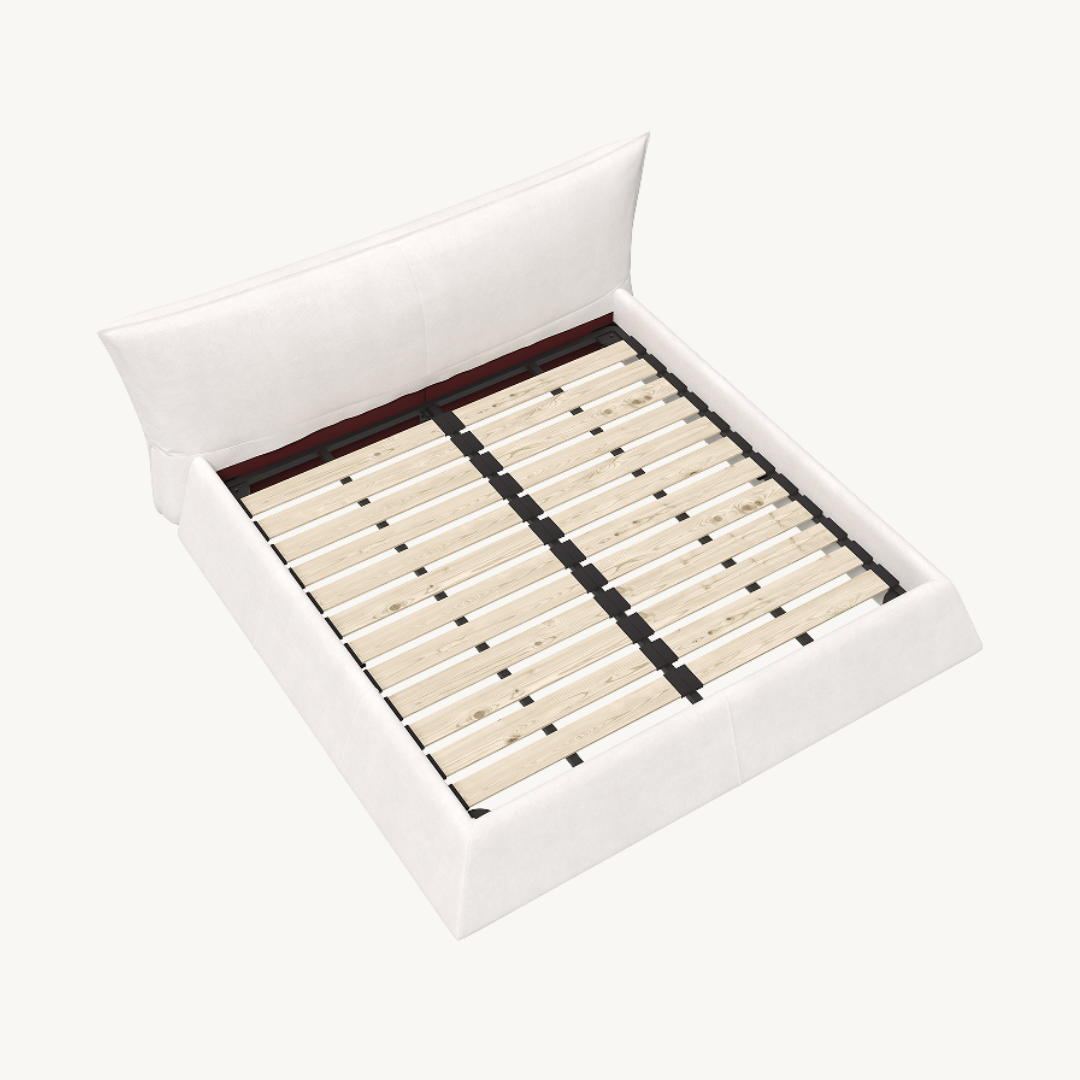 Helsinki Luxurious Queen Platform Bed with Tufted Velvet Headboard