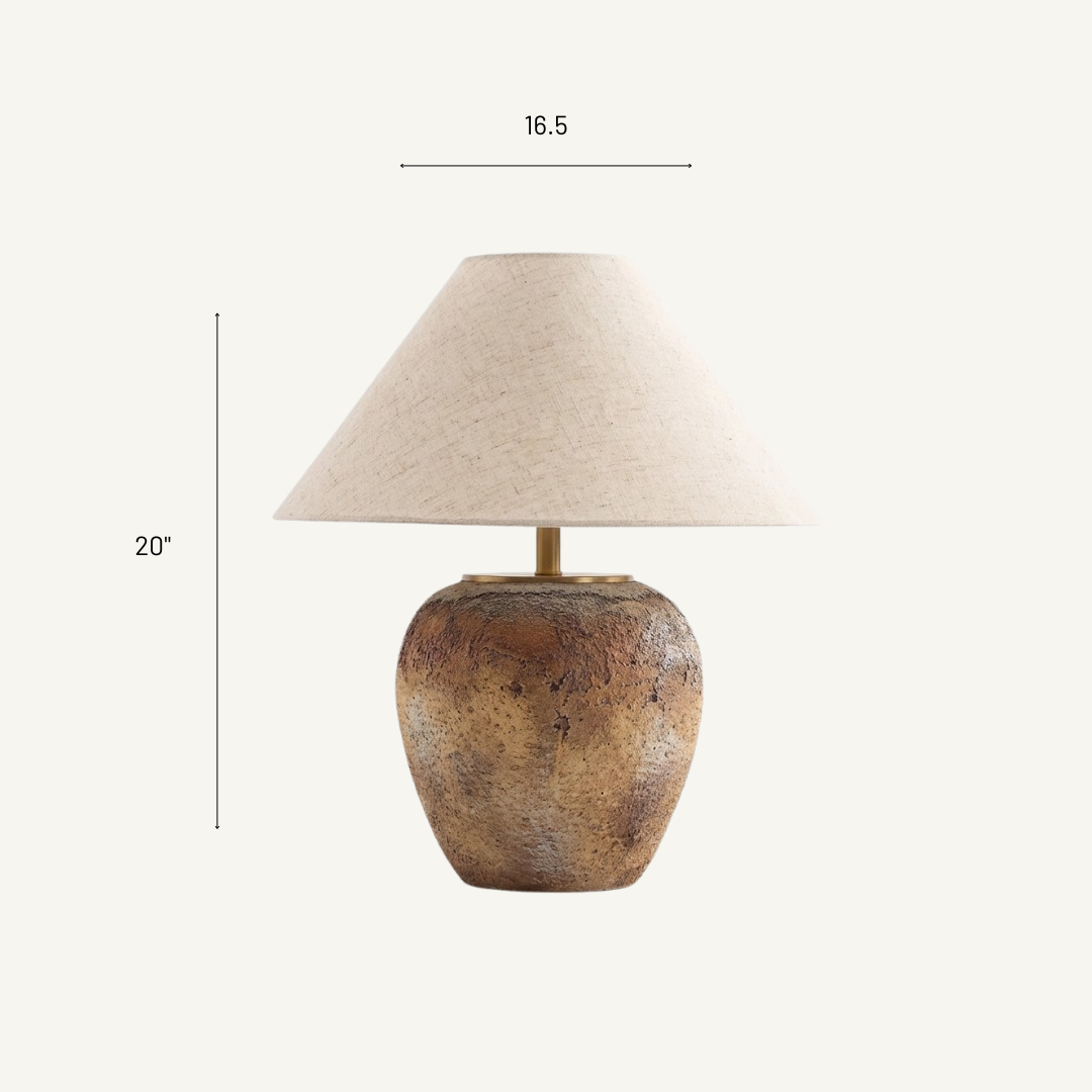 Sabi Ceramic Wabi-Sabi Table Lamp