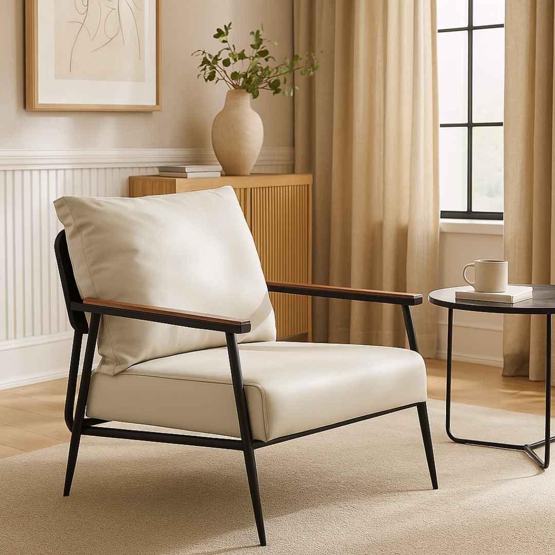 Reykjavik Nordic Upholstered Lounge Chair