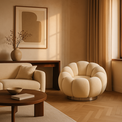 Sakura Modern Flower-Shaped Lounge Chair