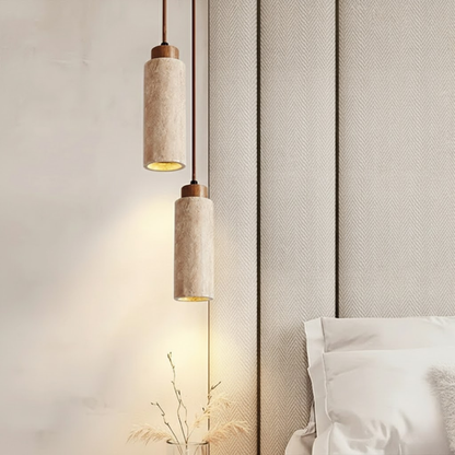 Siena Wabi-Sabi Travertine Pendant Light