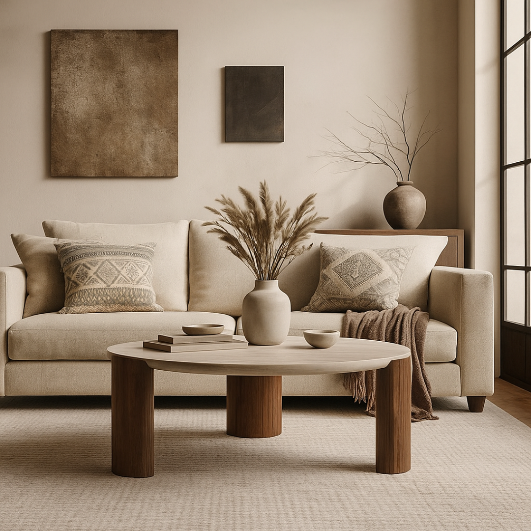 Siena Wabi-Sabi Travertine Coffee Table