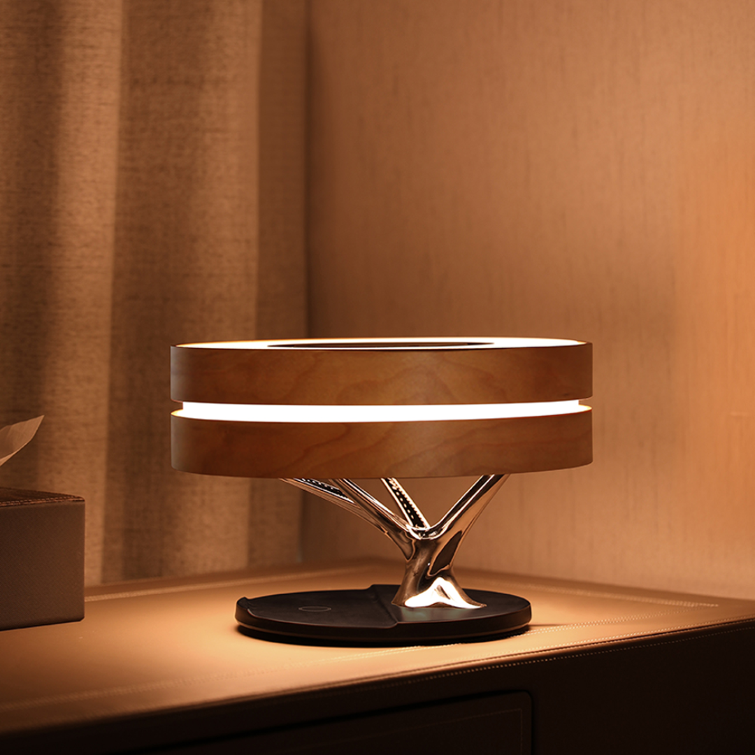 Koyama Tree Smart Table Lamp with Wireless Charging & Speaker