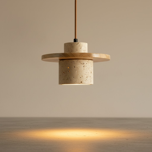 Kyoto Wabi-Sabi Stone Pendant Light