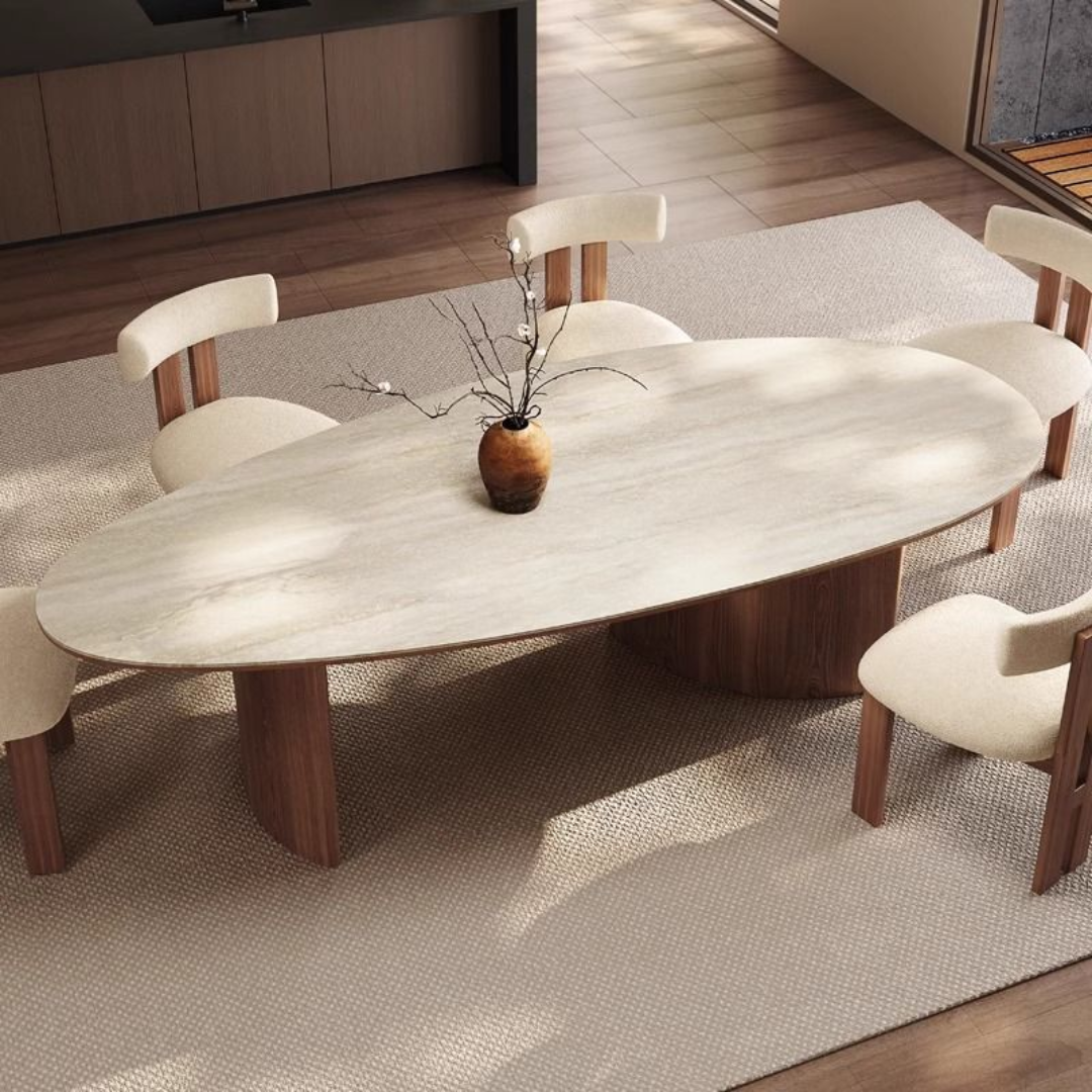 Nara Wabi-Sabi Sintered Stone Dining Table