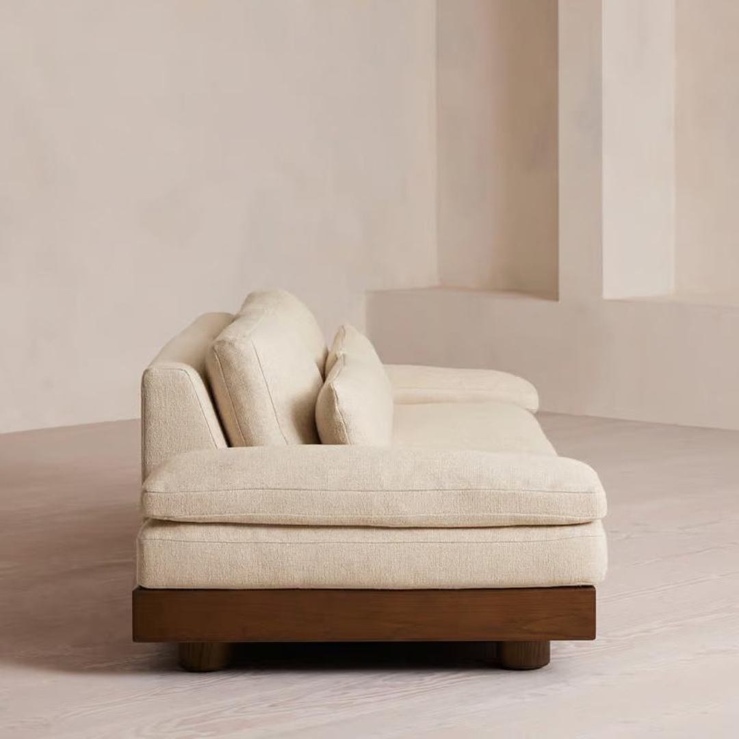 Nordic Retro Solid Wood Sofa