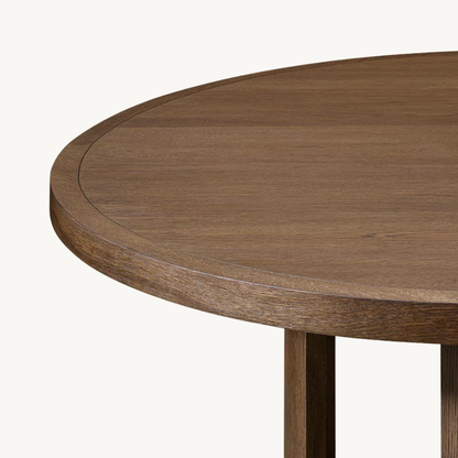Hudson American Wabi-Sabi Round Dining Table