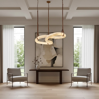 Valencia Spanish Alabaster Chandelier