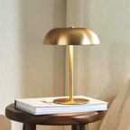 Vero Portable Metal Mushroom Table Lamp