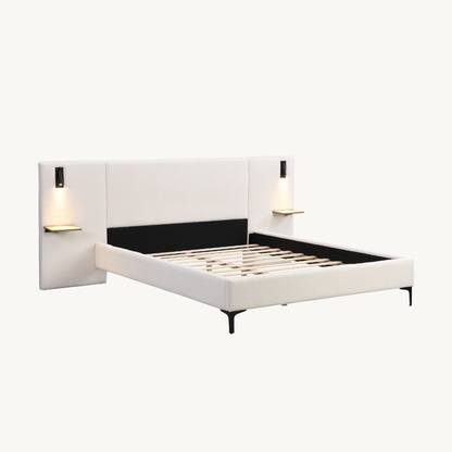 Oslo Luxury Queen Size Upholstered Bedframe