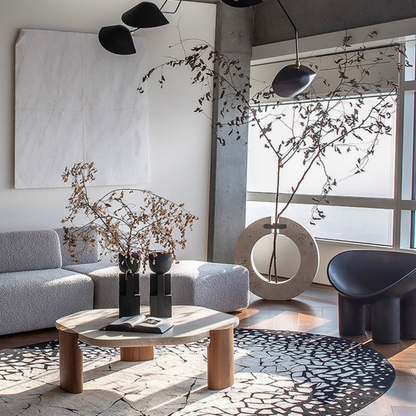 Siena Wabi-Sabi Travertine Coffee Table