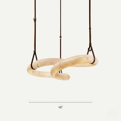 Valencia Spanish Alabaster Chandelier