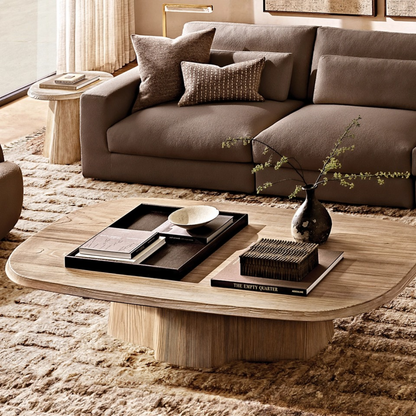 Aspen Modern Solid Oak Coffee Table