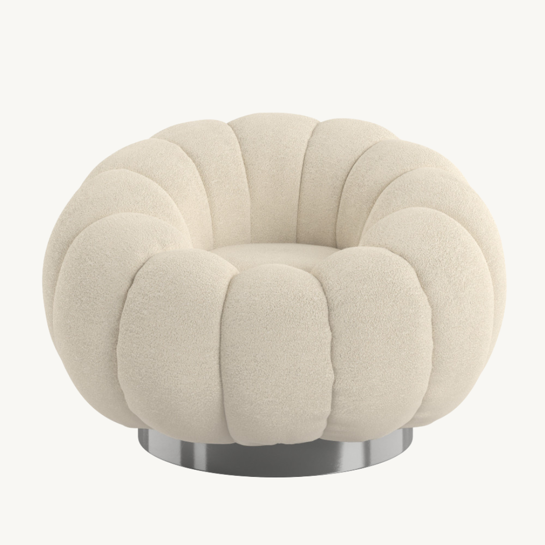 Sakura Modern Flower-Shaped Lounge Chair