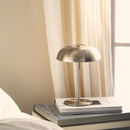 Vero Portable Metal Mushroom Table Lamp