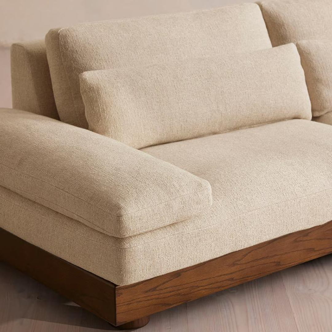 Nordic Retro Solid Wood Sofa