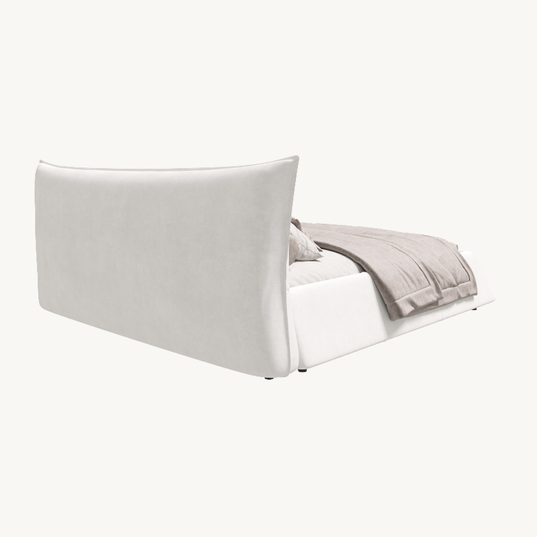 Helsinki Luxurious Queen Platform Bed with Tufted Velvet Headboard