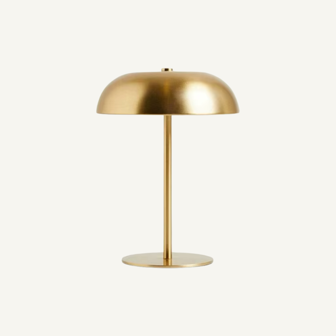 Vero Portable Metal Mushroom Table Lamp