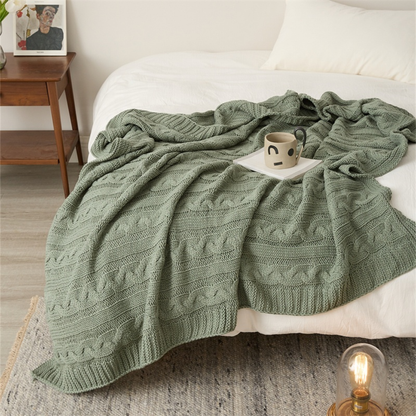 Oslo Chunky Knit Throw Blanket