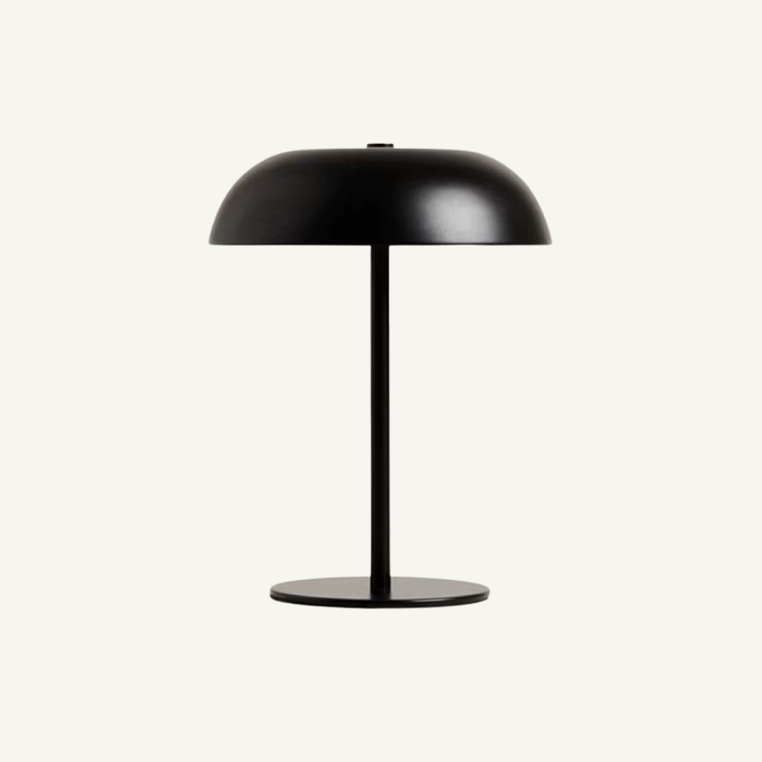Vero Portable Metal Mushroom Table Lamp