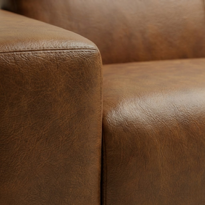 Aurelia Modern Luxe 3-Seat Leather Sofa