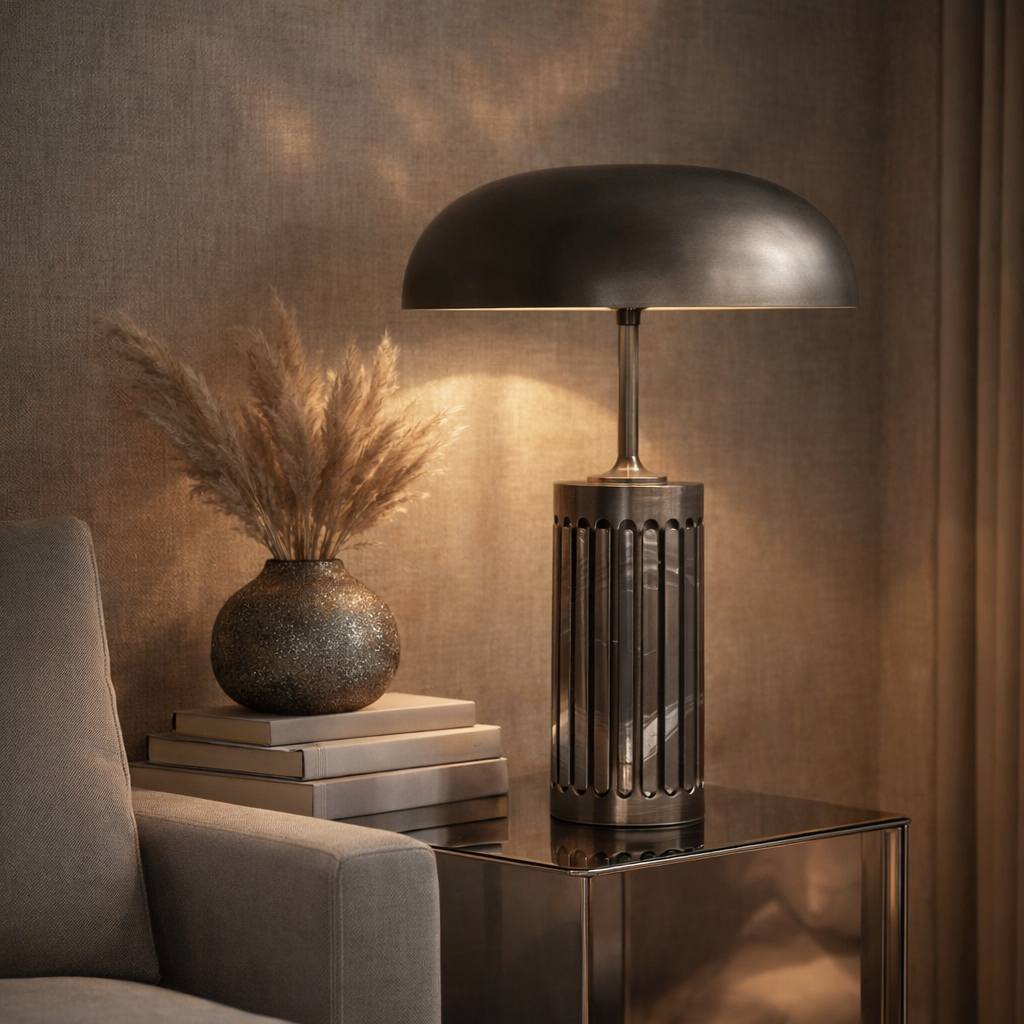 Lucca Modern Natural Marble Table Lamp
