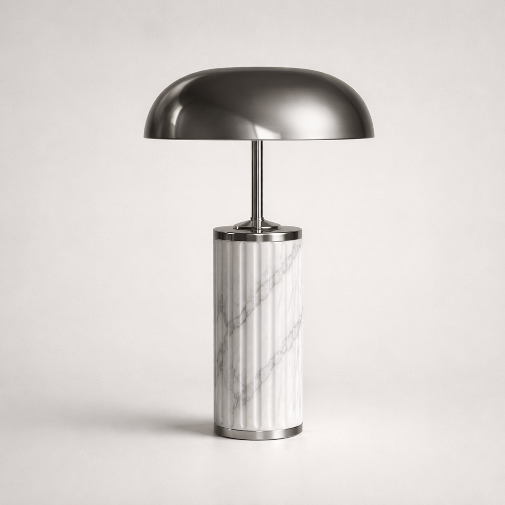 Lucca Modern Natural Marble Table Lamp