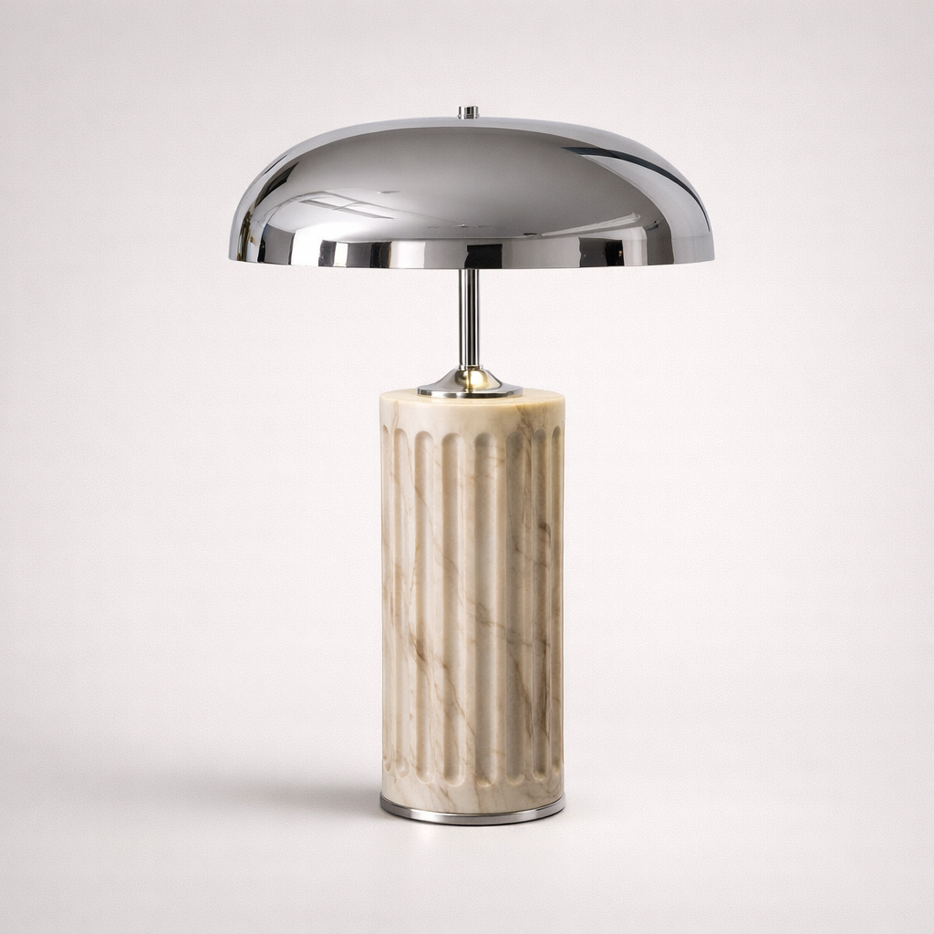 Lucca Modern Natural Marble Table Lamp
