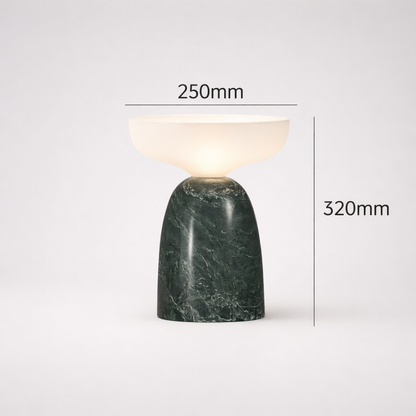 Aalborg Danish Marble Mushroom Bedside Lamp