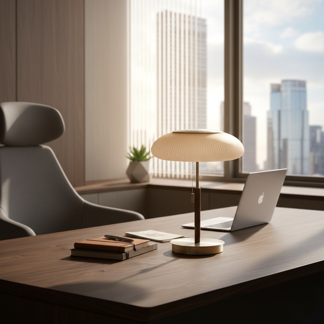 Copenhagen Vintage Glass Table Lamp