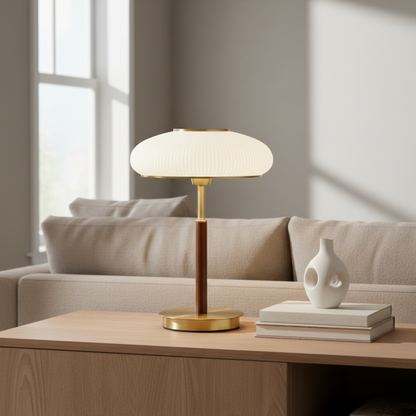 Copenhagen Vintage Glass Table Lamp