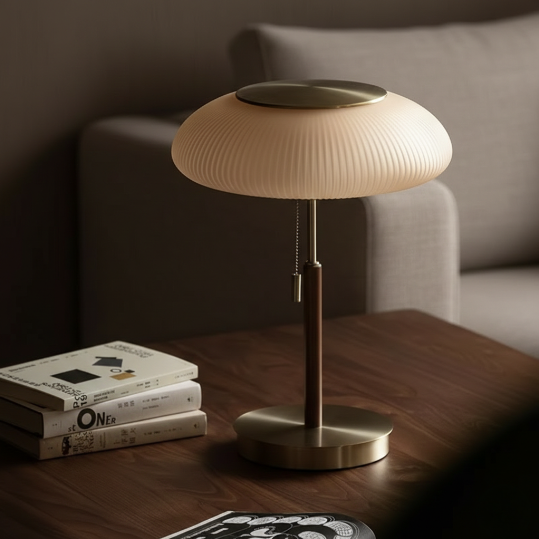 Copenhagen Vintage Glass Table Lamp
