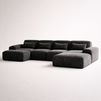 Cumulus Modern Boneless Couch in Modular Sectional Design