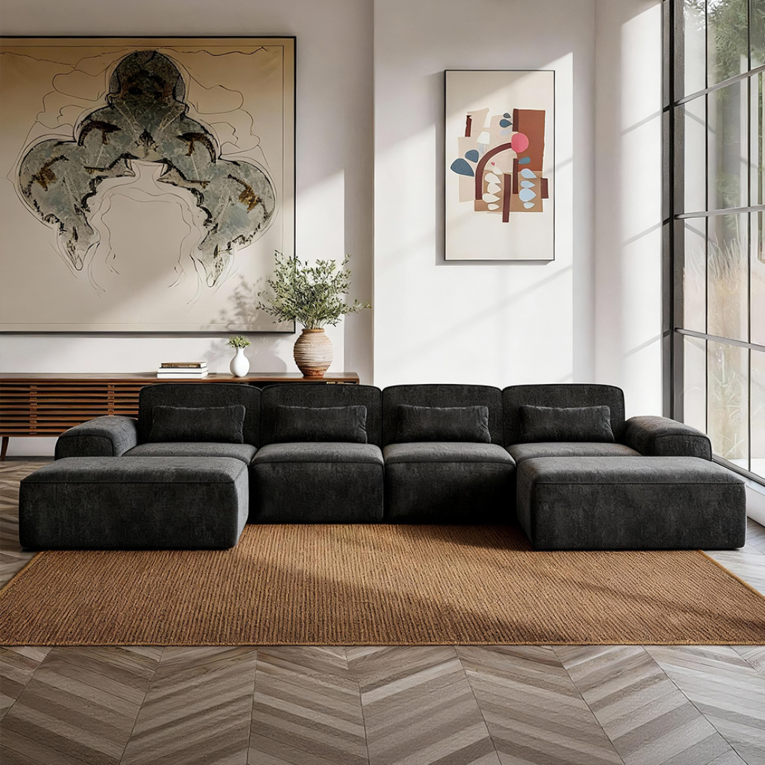 Cumulus Modern Boneless Couch in Modular Sectional Design