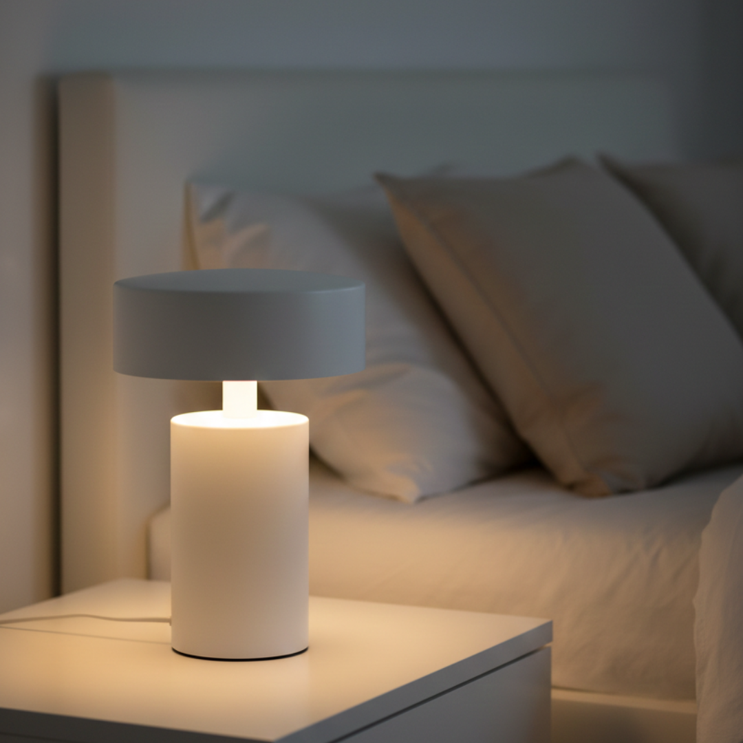 Danish Mushroom LED Touch Table Lamp