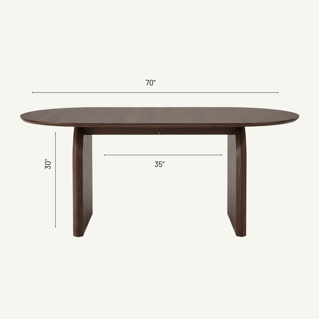 Osaka Modern Solid Wood Square Dining Table