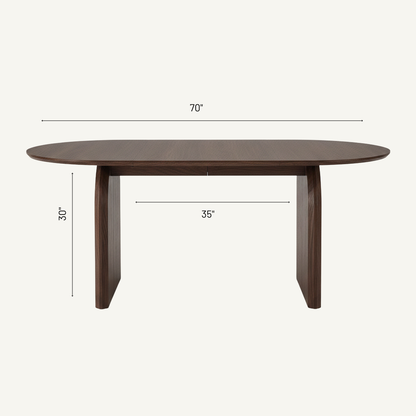 Osaka Modern Solid Wood Square Dining Table