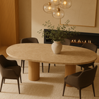 Fjord Nordic Marble Dining Table