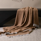Aarhus Luxury Throw Blanket in Orange