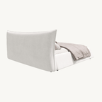 Helsinki Luxurious Queen Platform Bed with Tufted Velvet Headboard