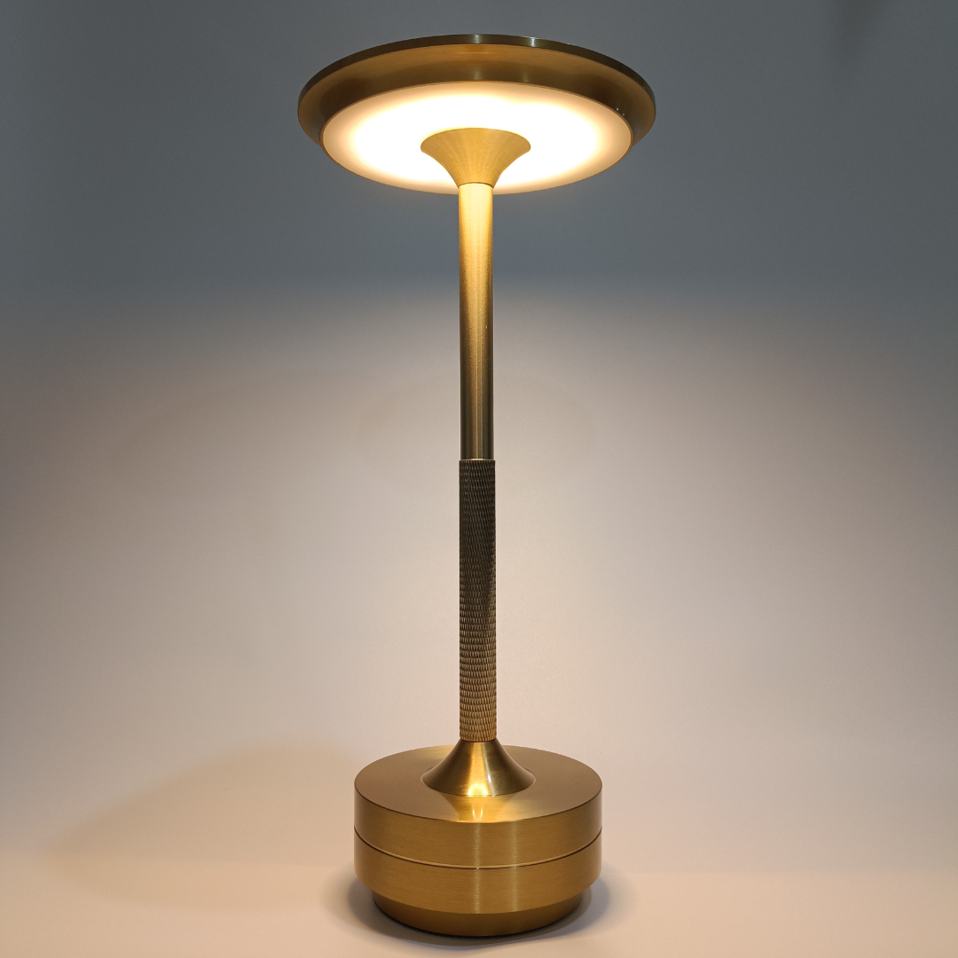 Luca Portable Metal Touch Table Lamp