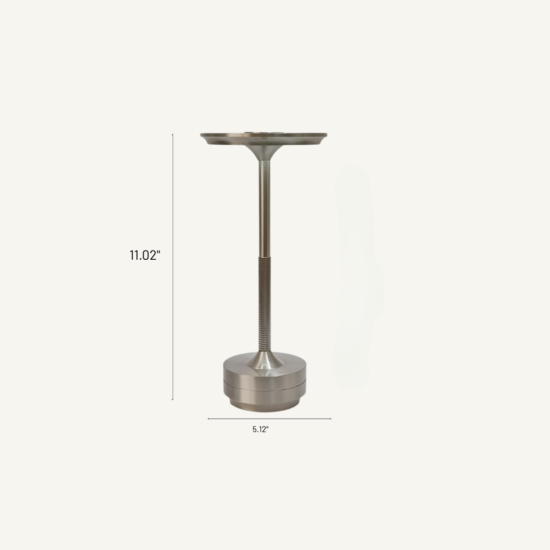 Luca Portable Metal Touch Table Lamp