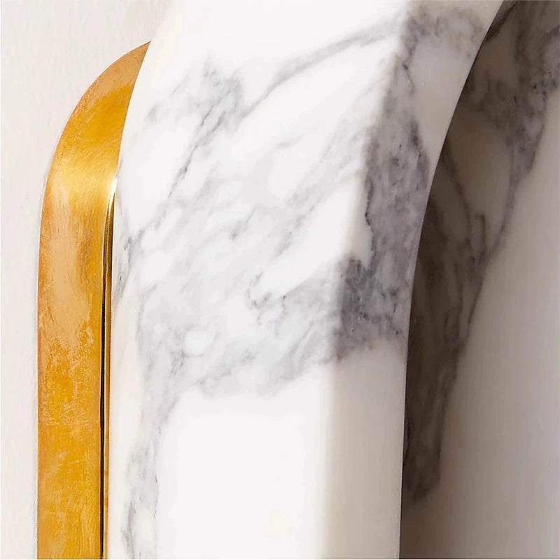 Lucca Calacatta Marble Wall Lamp