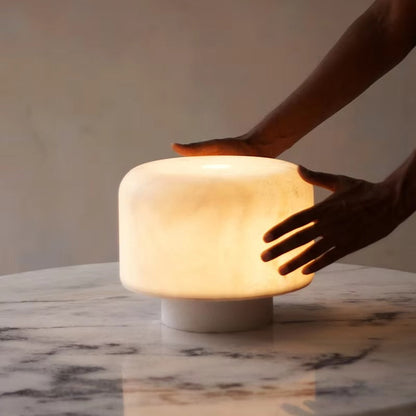 Luna Spanish Marble Table Lamp