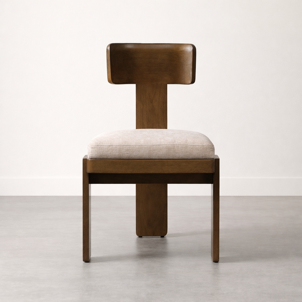 Lyon Beige Upholstered Dining Chair Set of 2