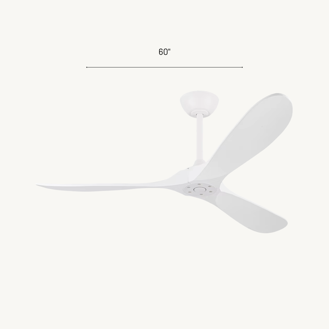 Malibu 60-Inch Wooden Ceiling Fan