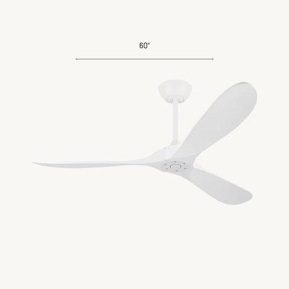 Malibu 60-Inch Wooden Ceiling Fan