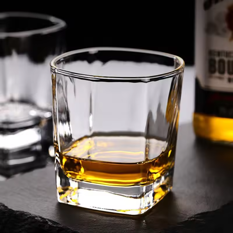Matterhorn Modern Square Whiskey Glass 2pcs Set