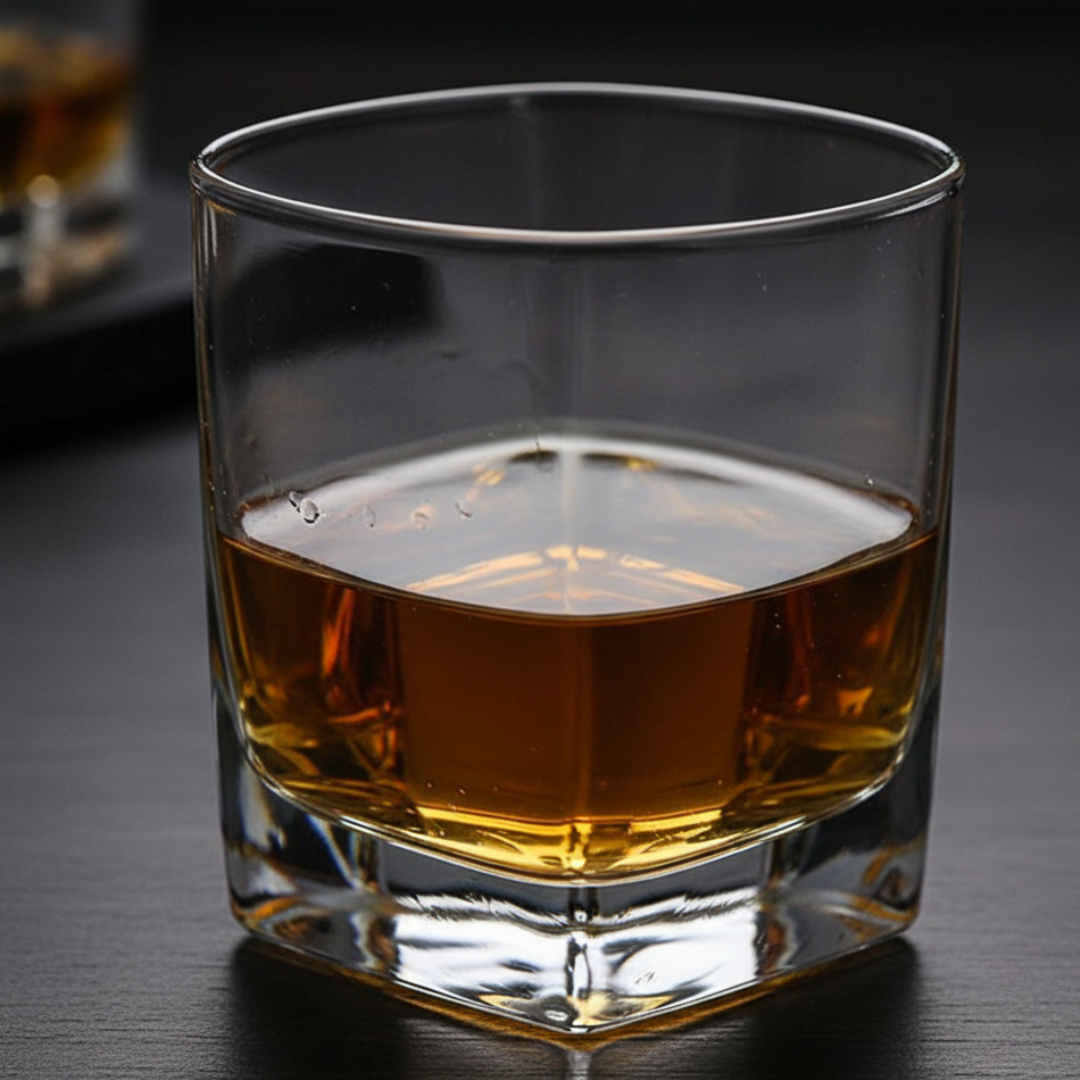 Matterhorn Modern Square Whiskey Glass 2pcs Set