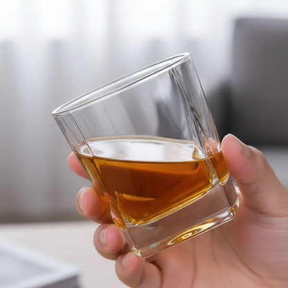 Matterhorn Modern Square Whiskey Glass 2pcs Set